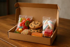 Het gemak van lekkers door de brievenbus